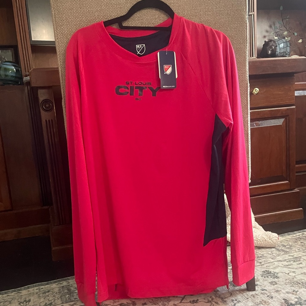 MLS St. Louis City SC Red Long Sleeve Shirt